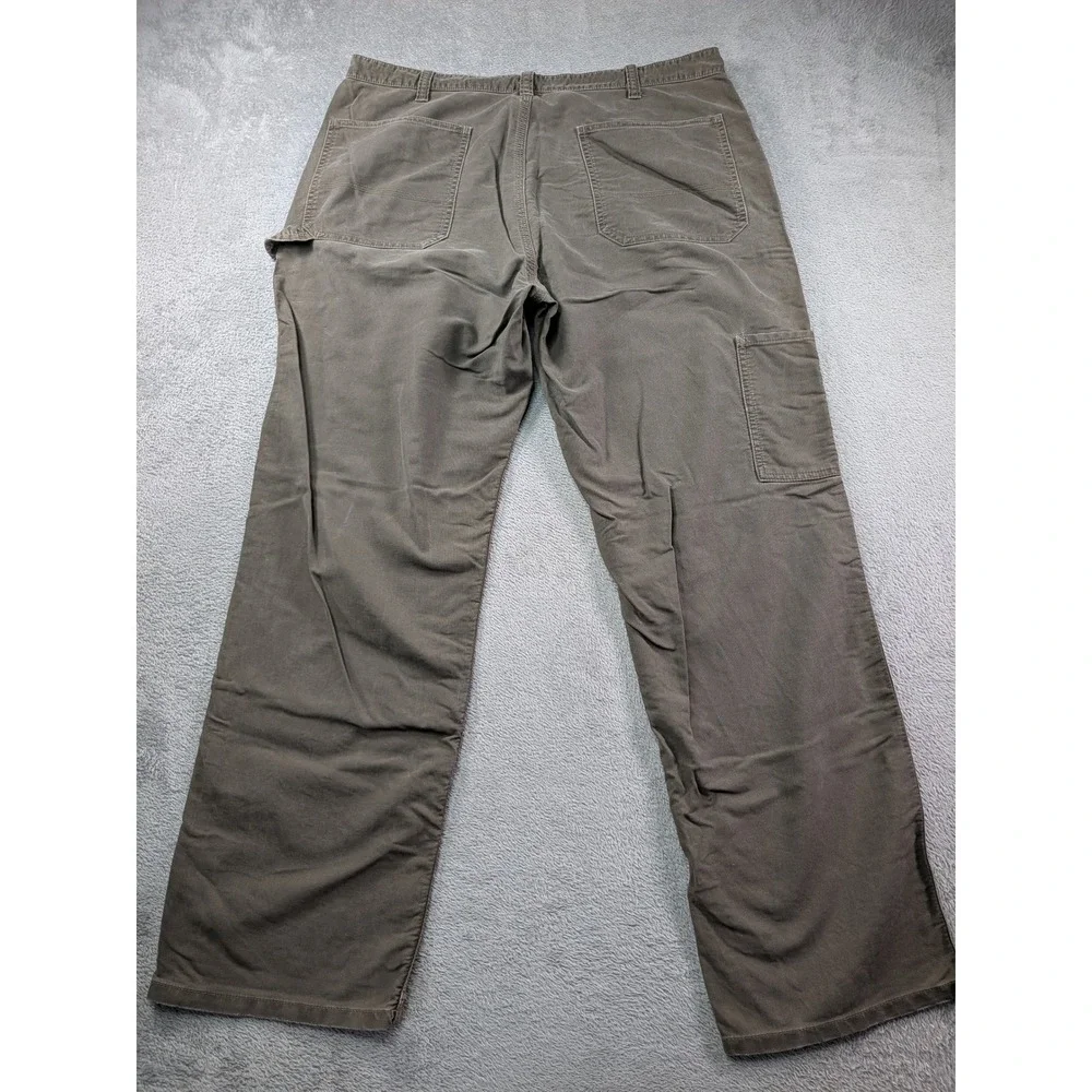 J.Crew Quality Workwear Carpenter Pants Mens 38x32 Green Cotton Utility 820